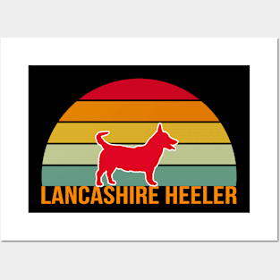 Lancashire Heeler Vintage Silhouette Posters and Art